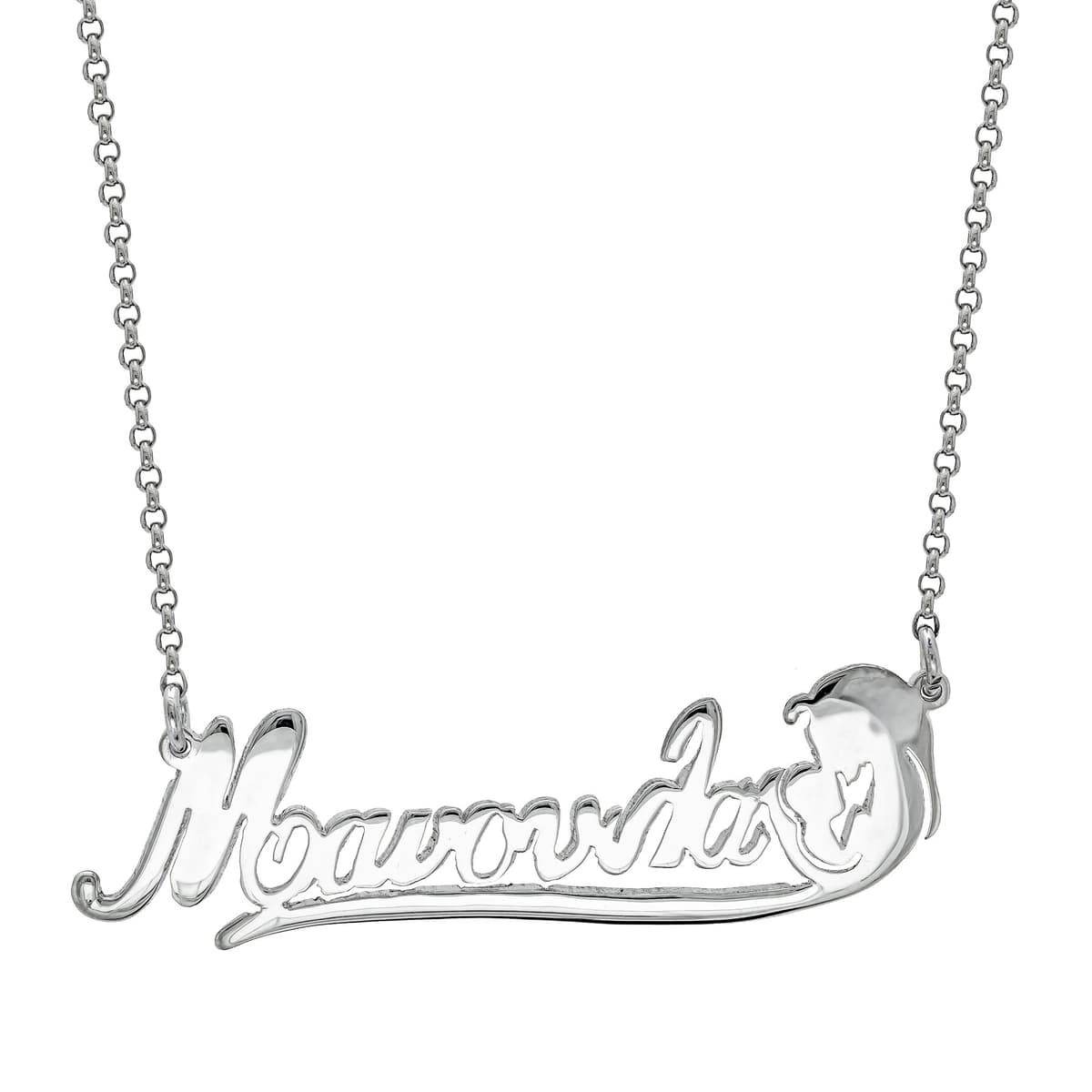 Κολιέ Μανούλα από Ασήμι KL3087