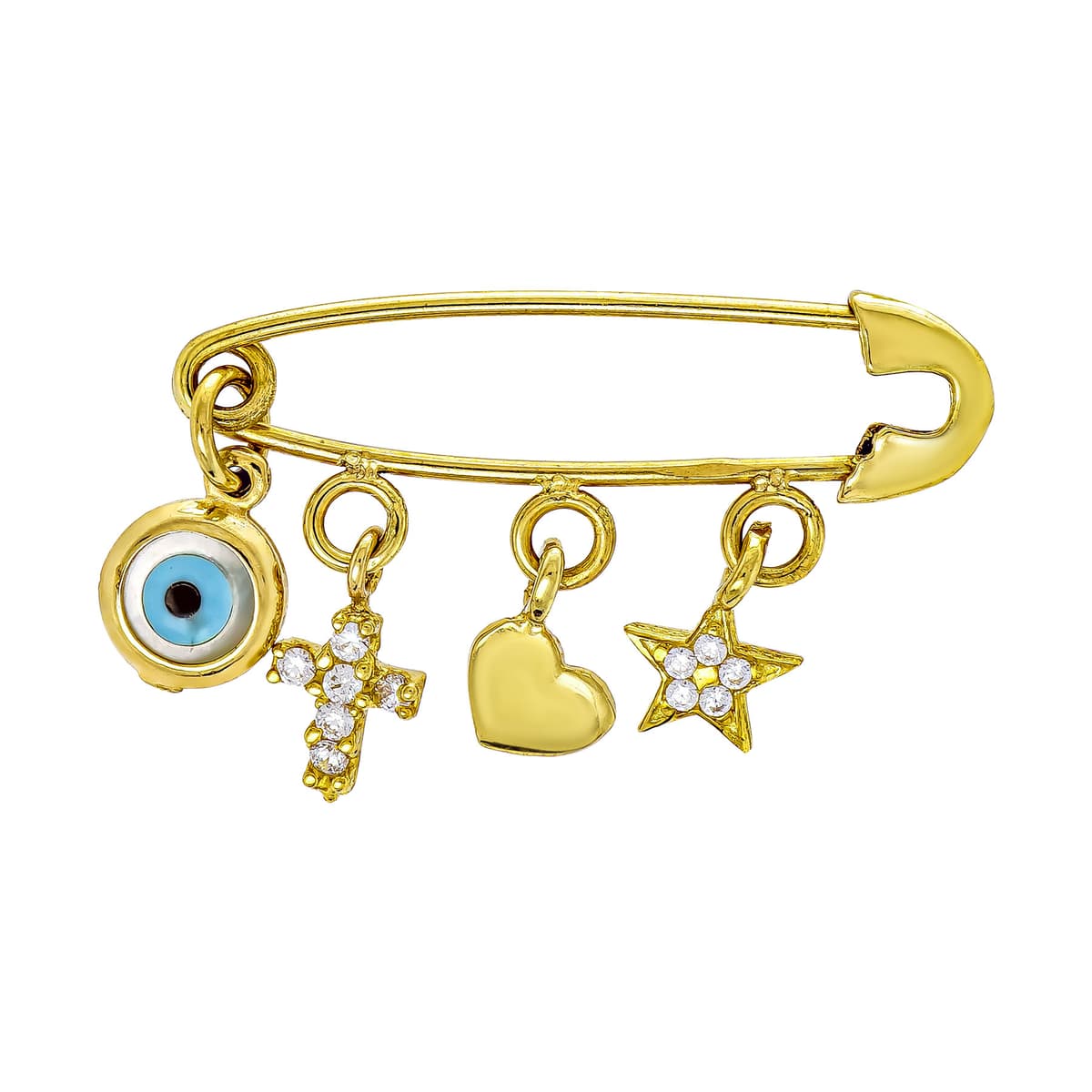 Παραμάνα Για Νεογέννητο Από Κίτρινο Χρυσό 9 Καρατίων PR737