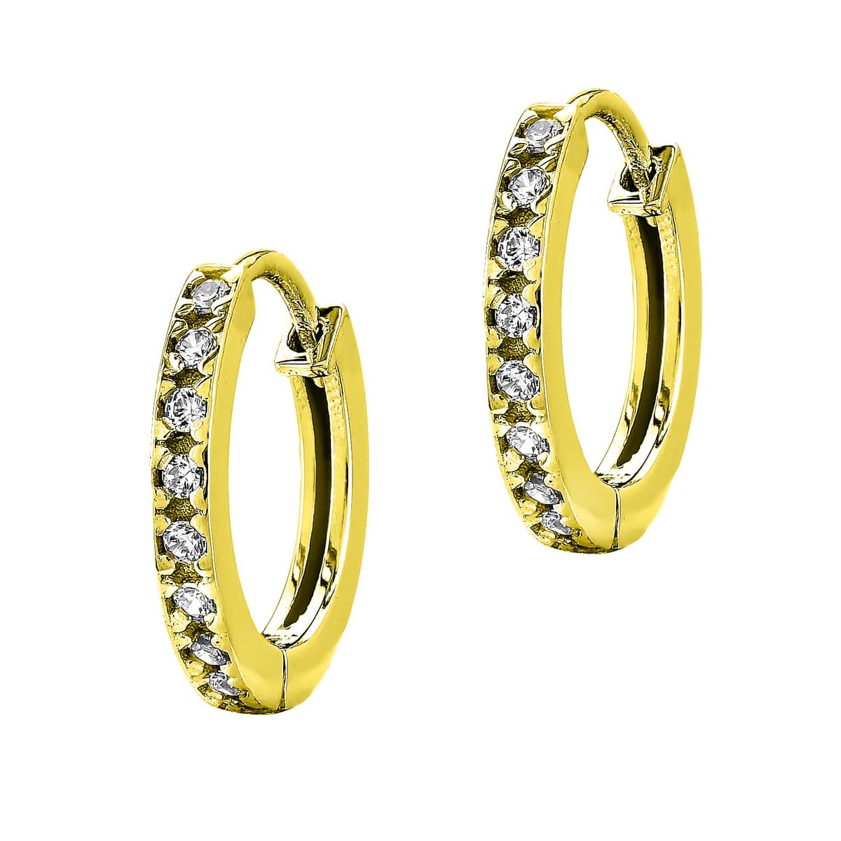 Women's Hoop Earrings Gofas Gold