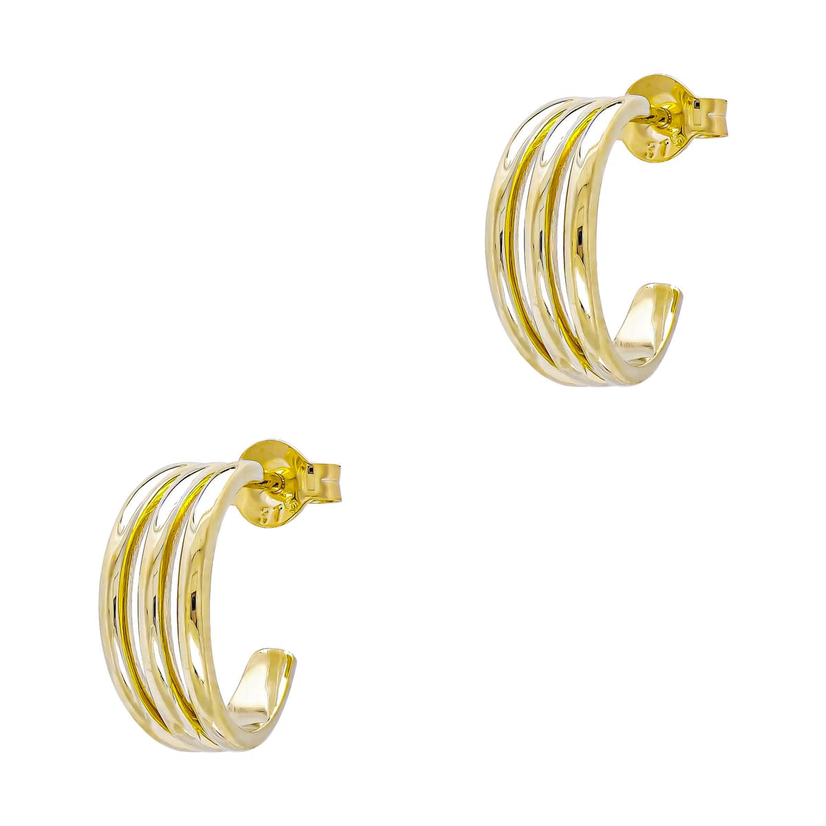 Women's Hoop Earrings Gofas Gold