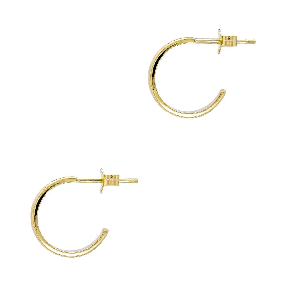 Women's Hoop Earrings Gofas Gold