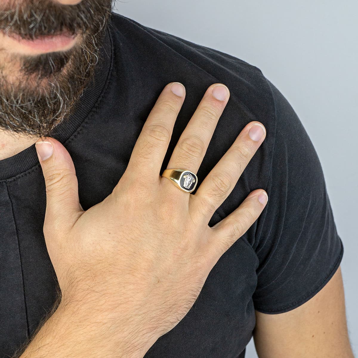 Men's Rings Gofas Gold