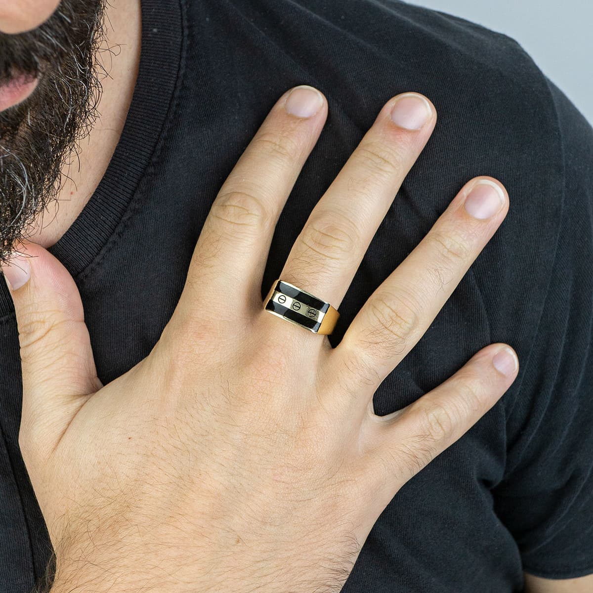 Men's Rings Gofas Gold