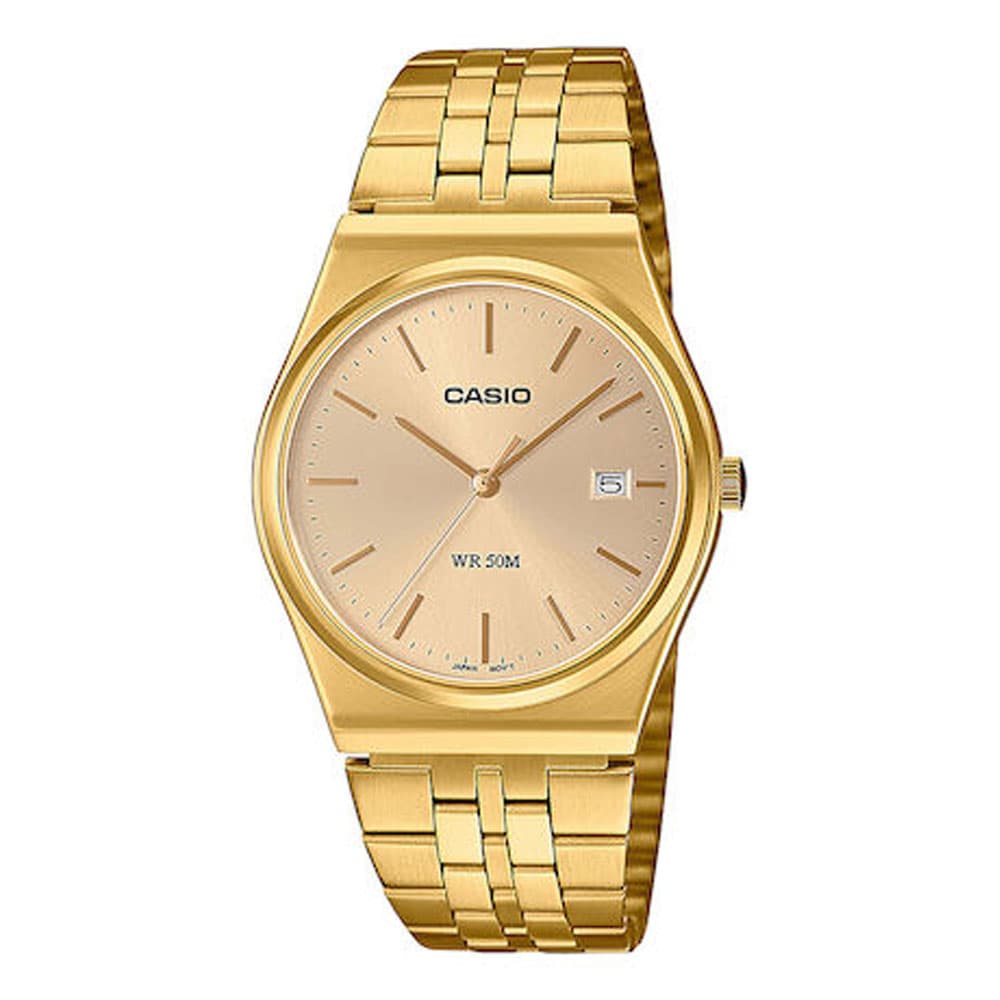 CASIO Collection Gold Stainless Steel Bracelet MTP-B145G-9AVEF