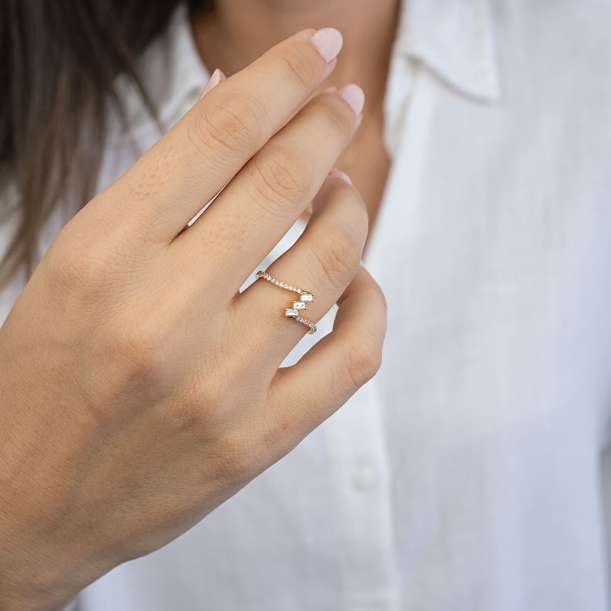 Women's Rings Diamond Group Gold