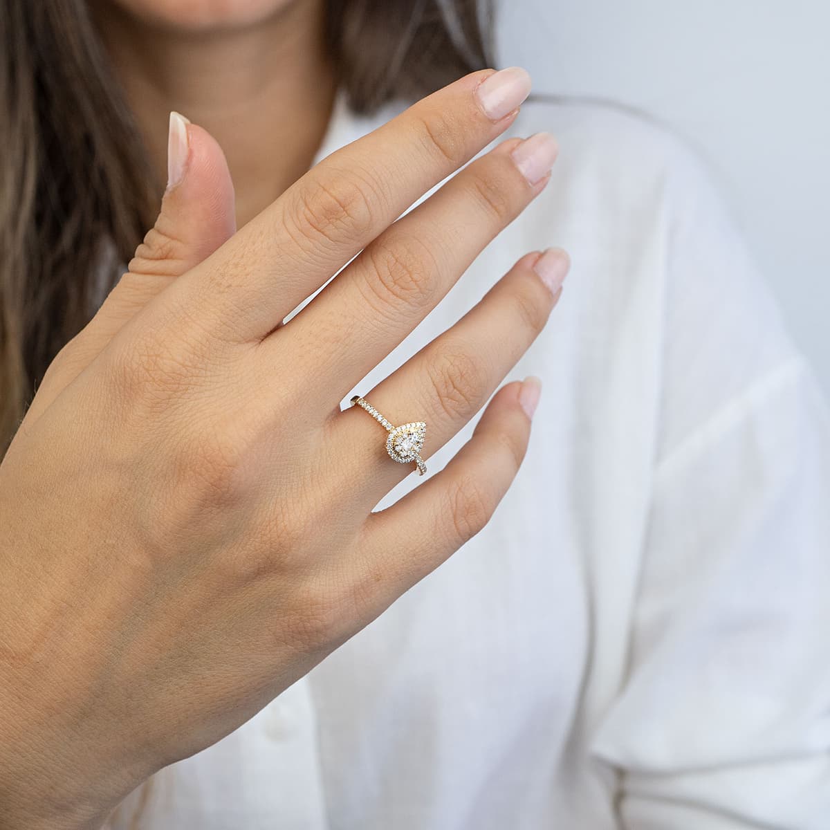 Women's Engagement Rings Diamond Group Gold