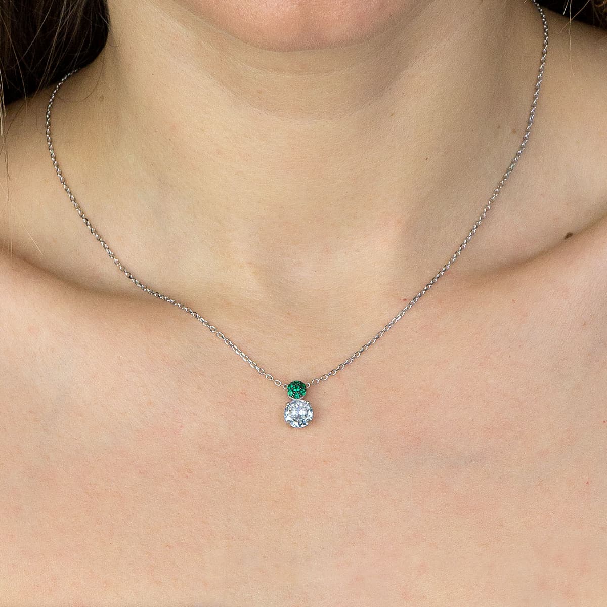 Women's Necklaces LUXENTER Silver