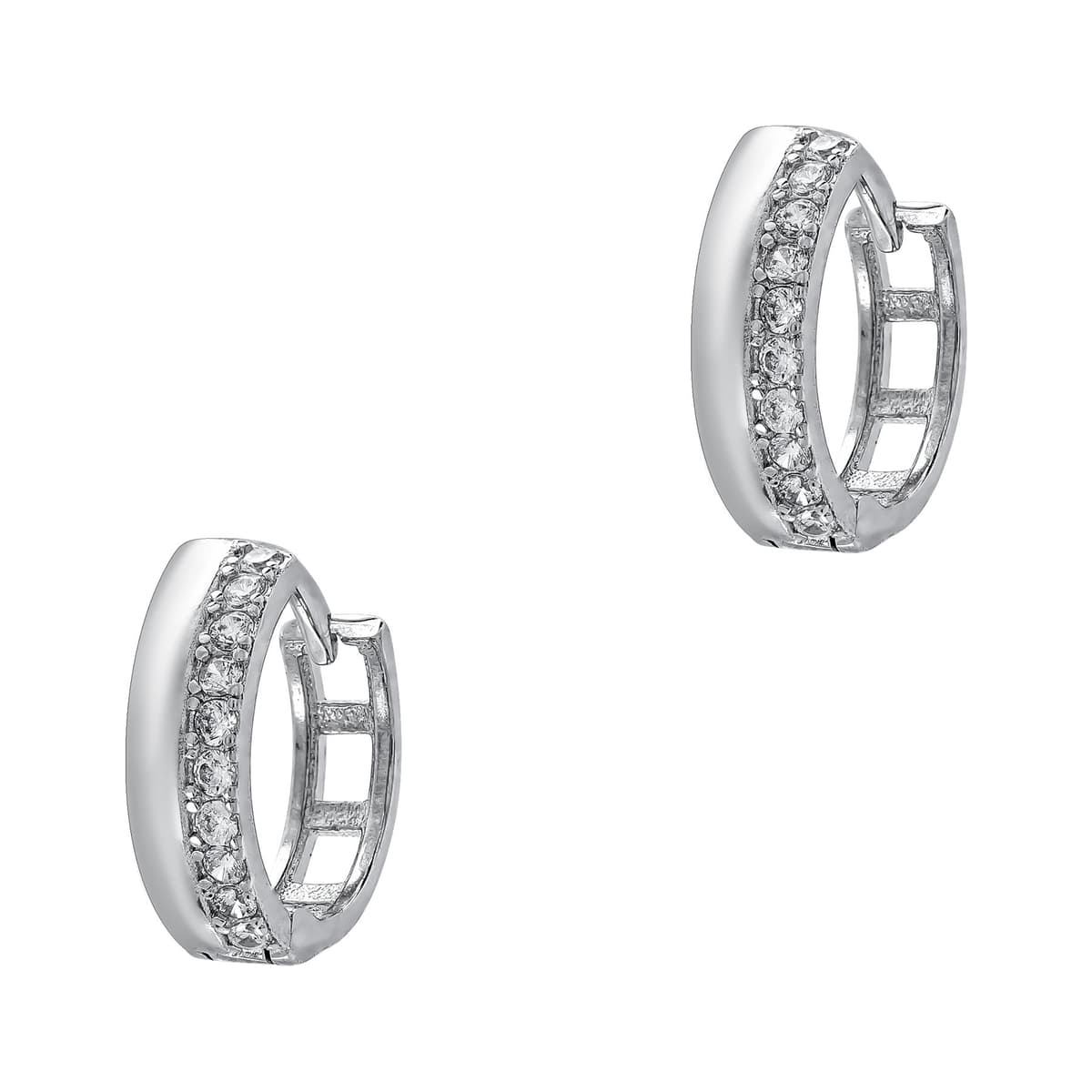 Luxenter Σκουλαρίκια Κρίκοι από Ασήμι SK3139