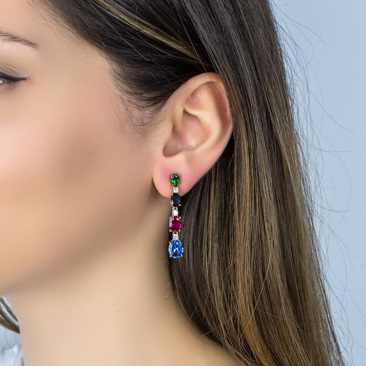 Women's Necklaces LUXENTER Silver