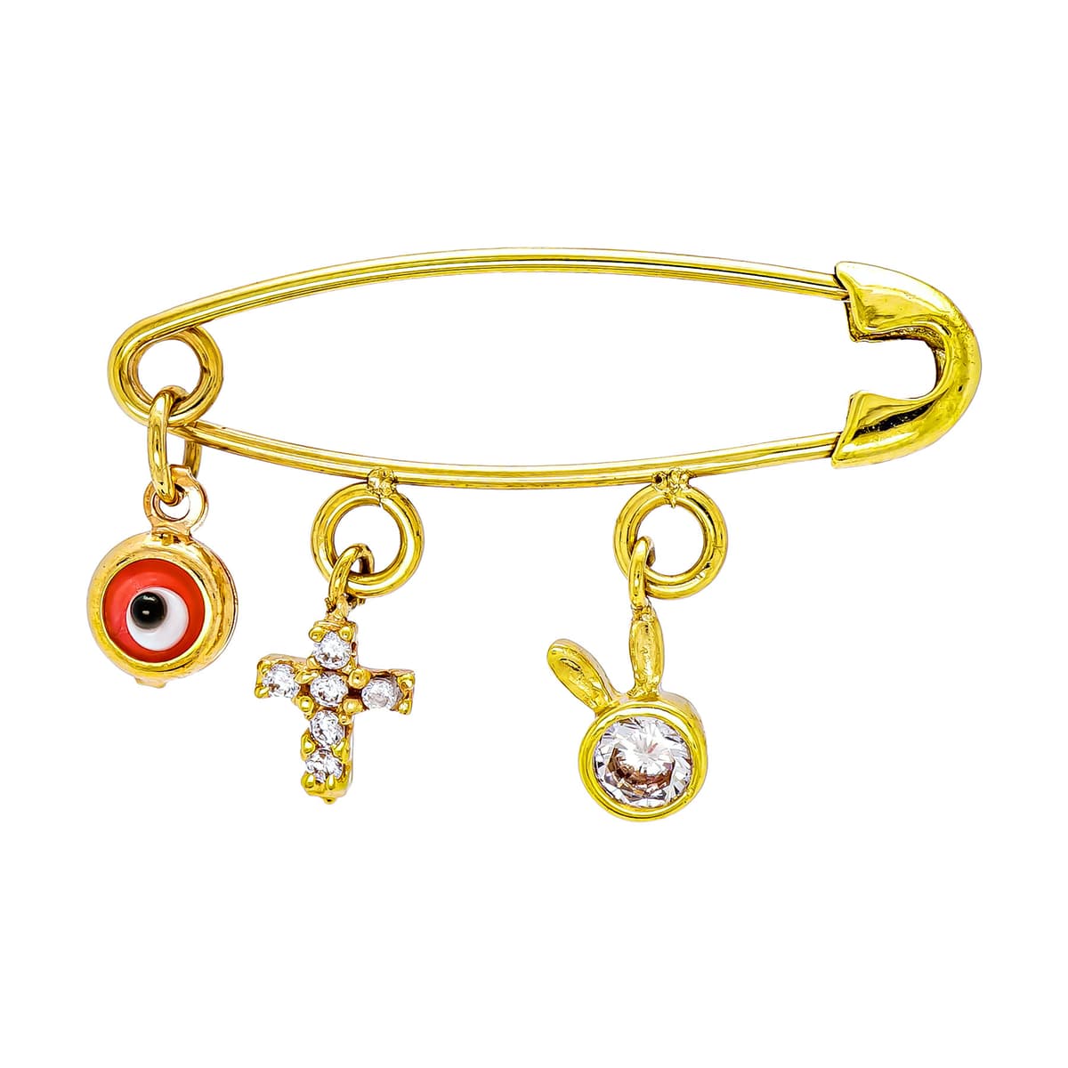 Παραμάνα Για Νεογέννητο Από Κίτρινο Χρυσό 9 Καρατίων PR760