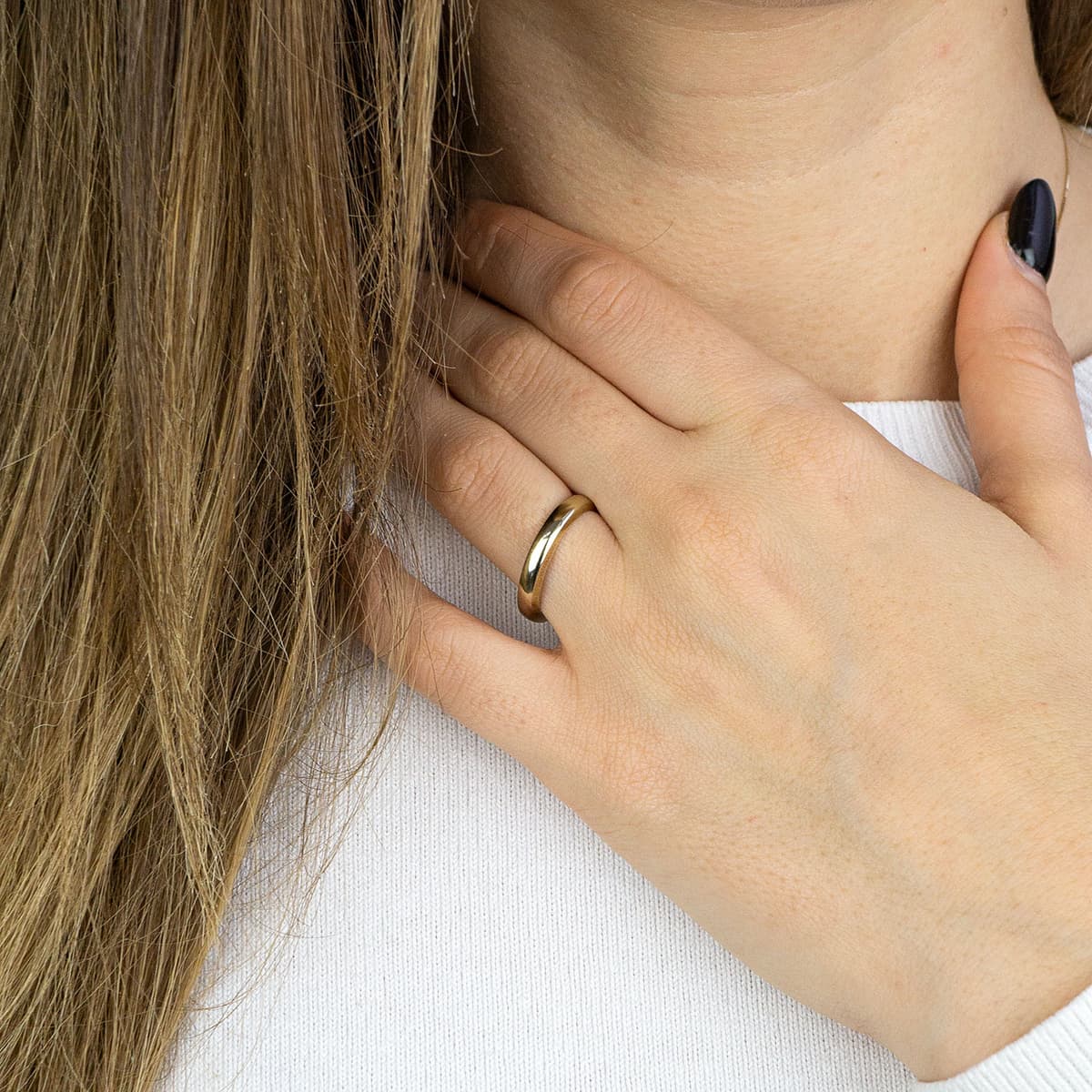 Women's Wedding Bands Gofas Gold