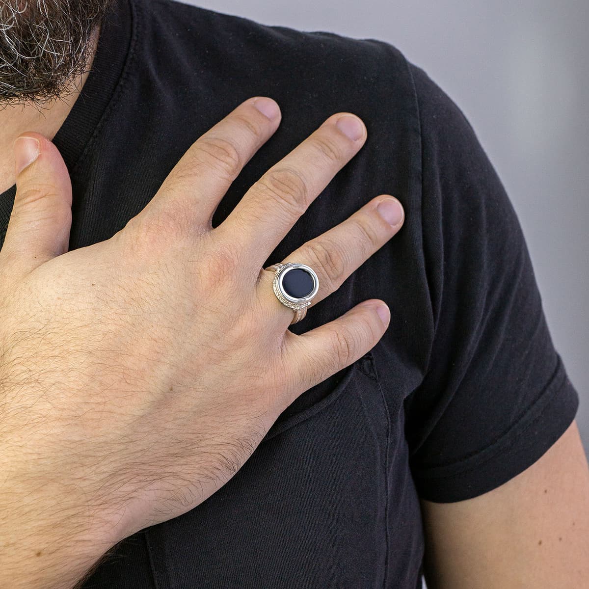 Men's Rings Gofas Silver