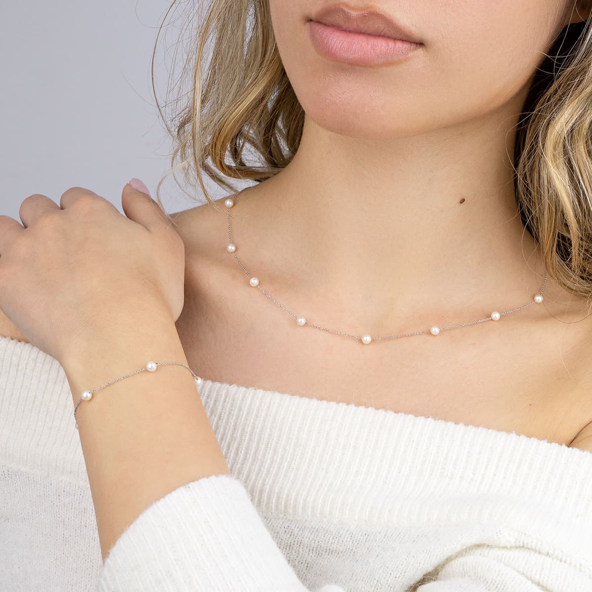 Women's Necklaces Gofas Silver