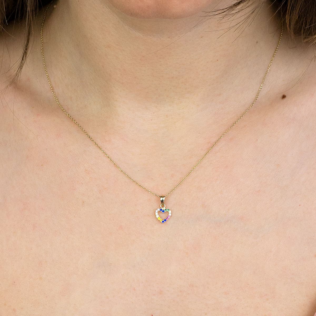 Λευκόχρυσο Κολιέ Κ14 KL294