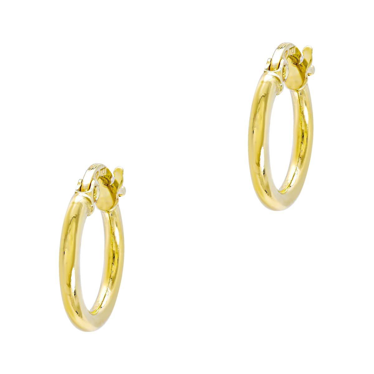 Σκουλαρίκια Κρίκοι απο Κίτρινο Χρυσό 14 Καρατίων SK3354