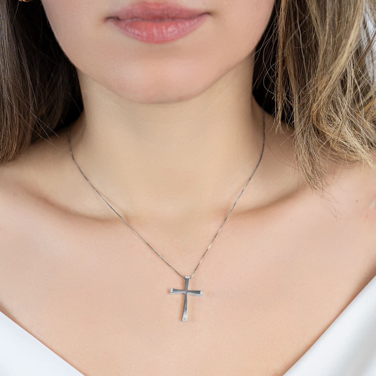 Boys' Baptism Crosses Gofas Silver