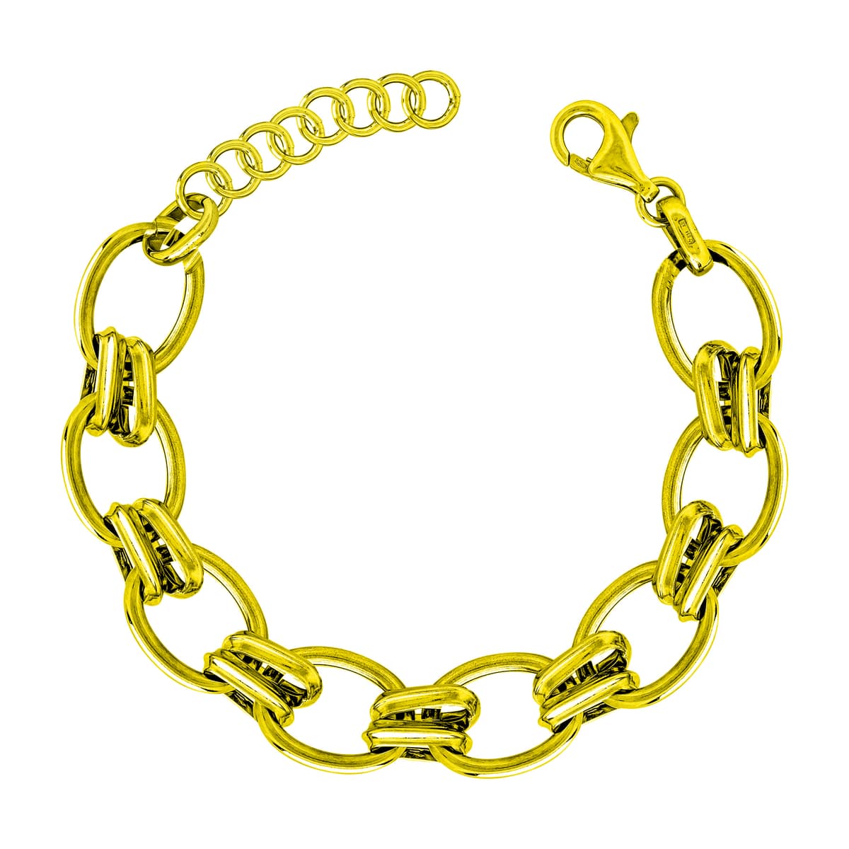 Βραχιόλι Αλυσίδα απο Επιχρυσωμένο Ασήμι VR1947