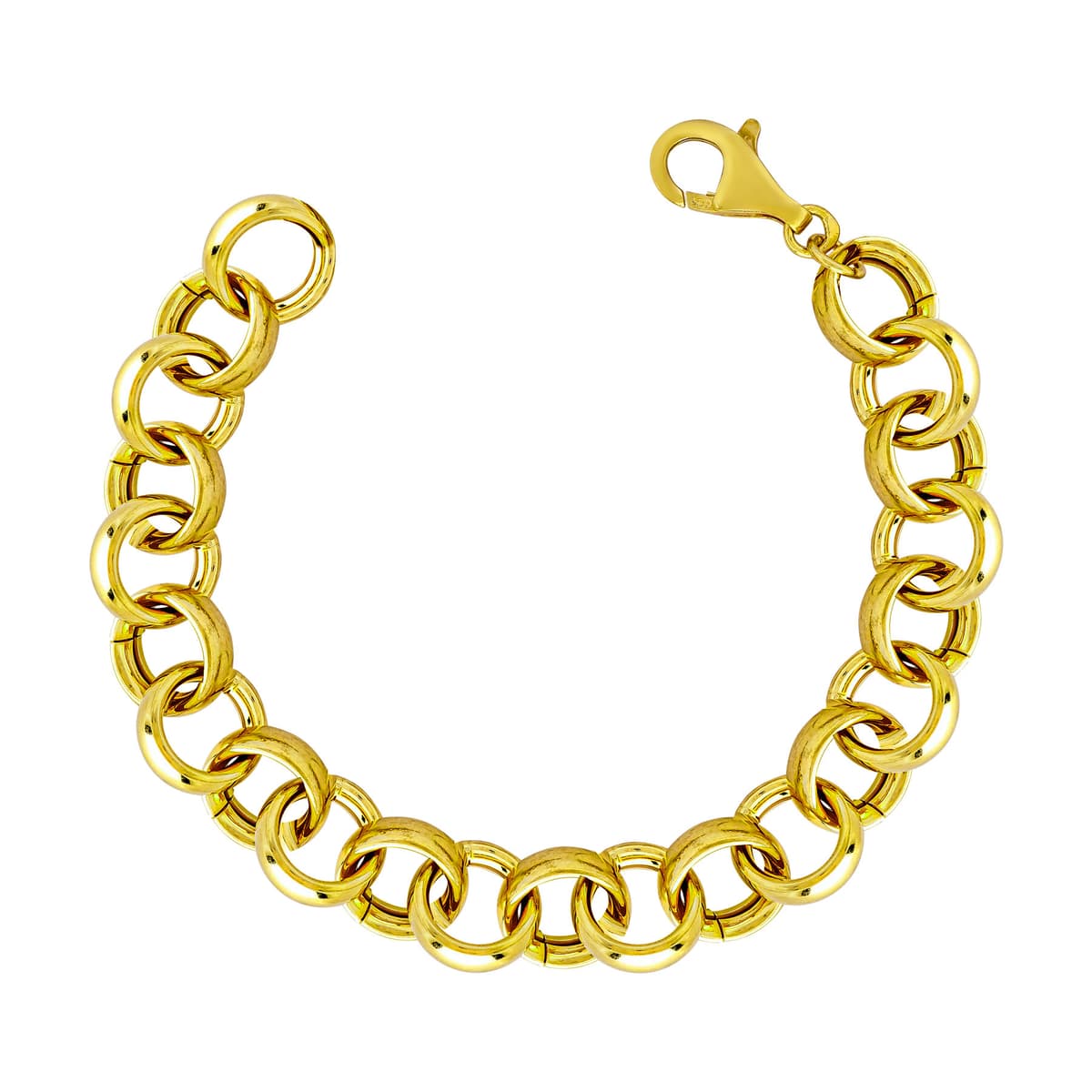 Βραχιόλι Αλυσίδα απο Επιχρυσωμένο Ασήμι VR1949