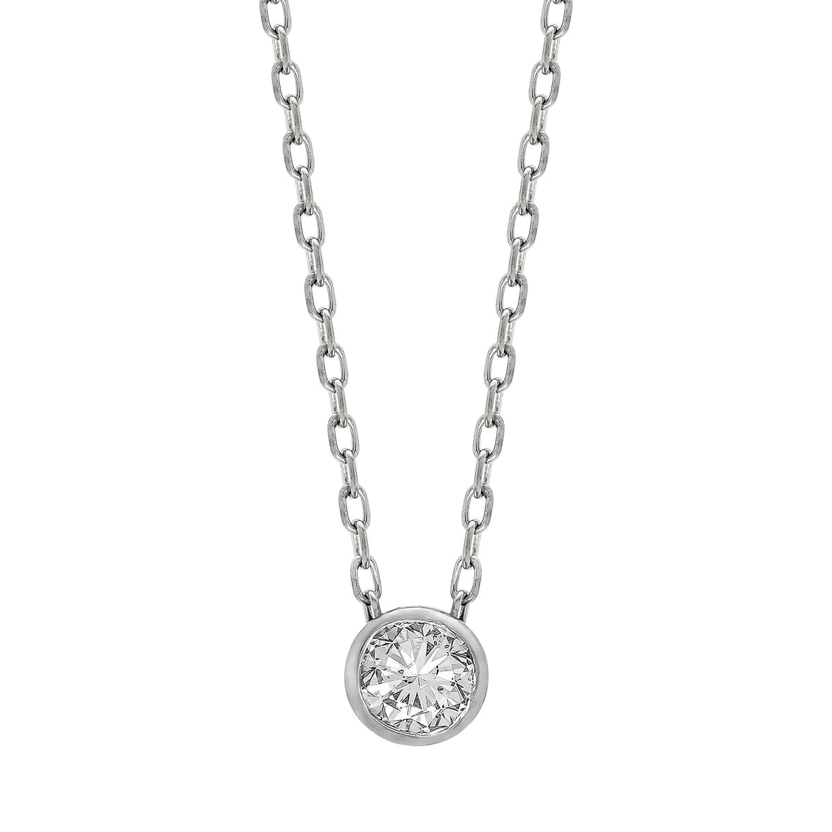 Women's Necklaces Diamond Group Silver