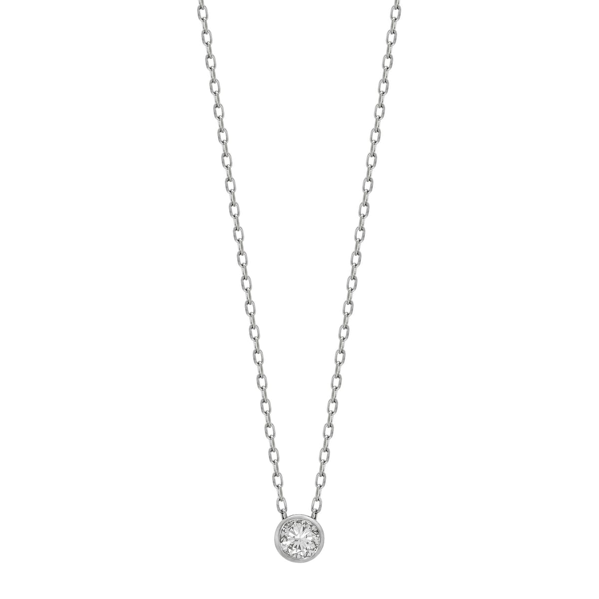 Women's Necklaces Diamond Group Silver