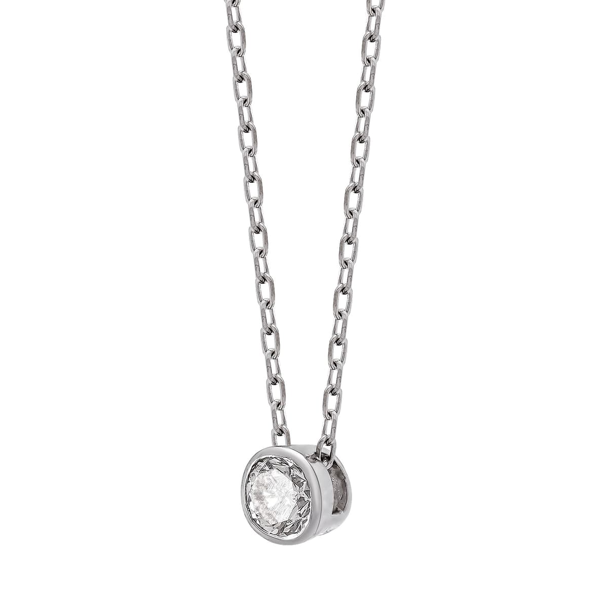 Women's Necklaces Diamond Group Silver