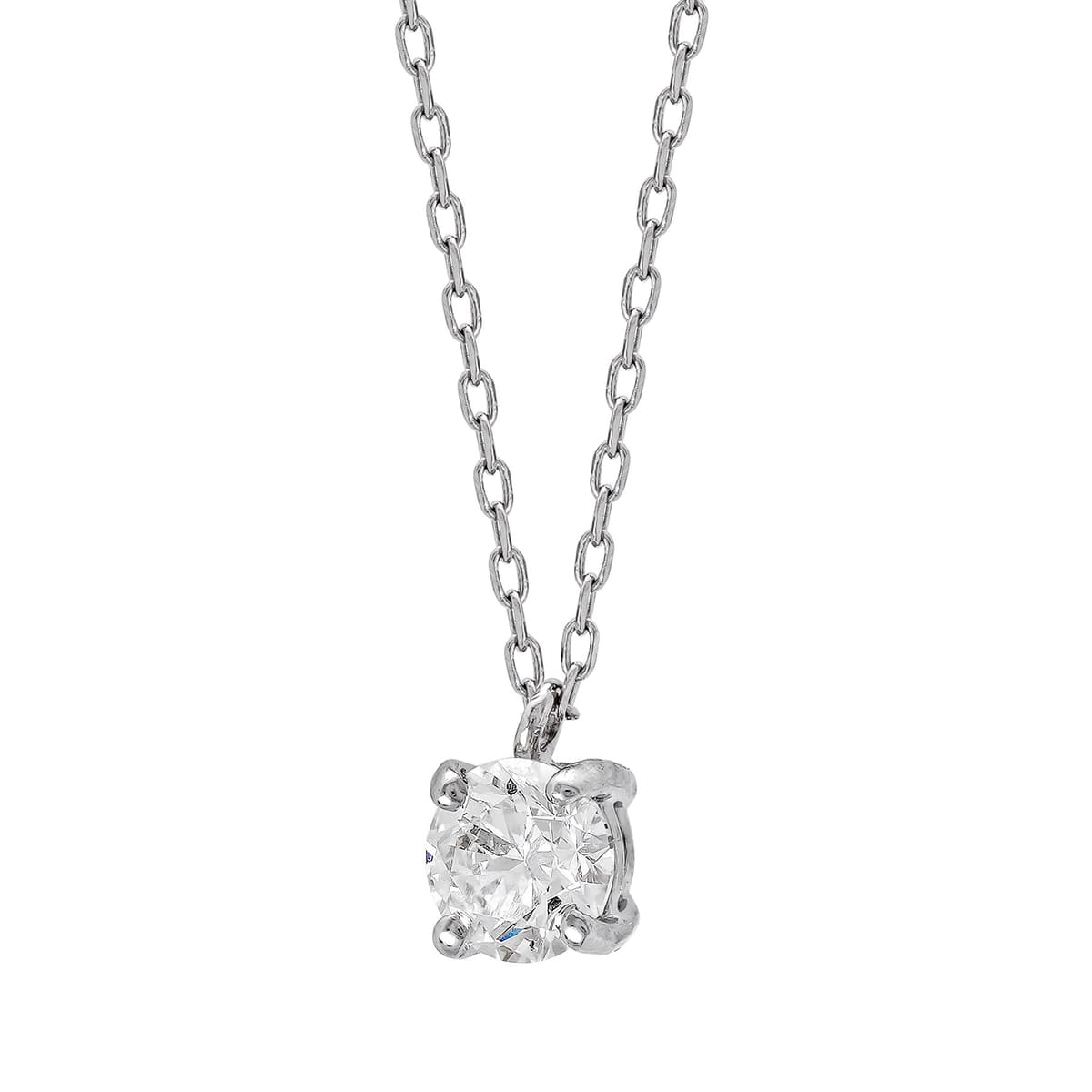 Women's Necklaces Diamond Group Silver