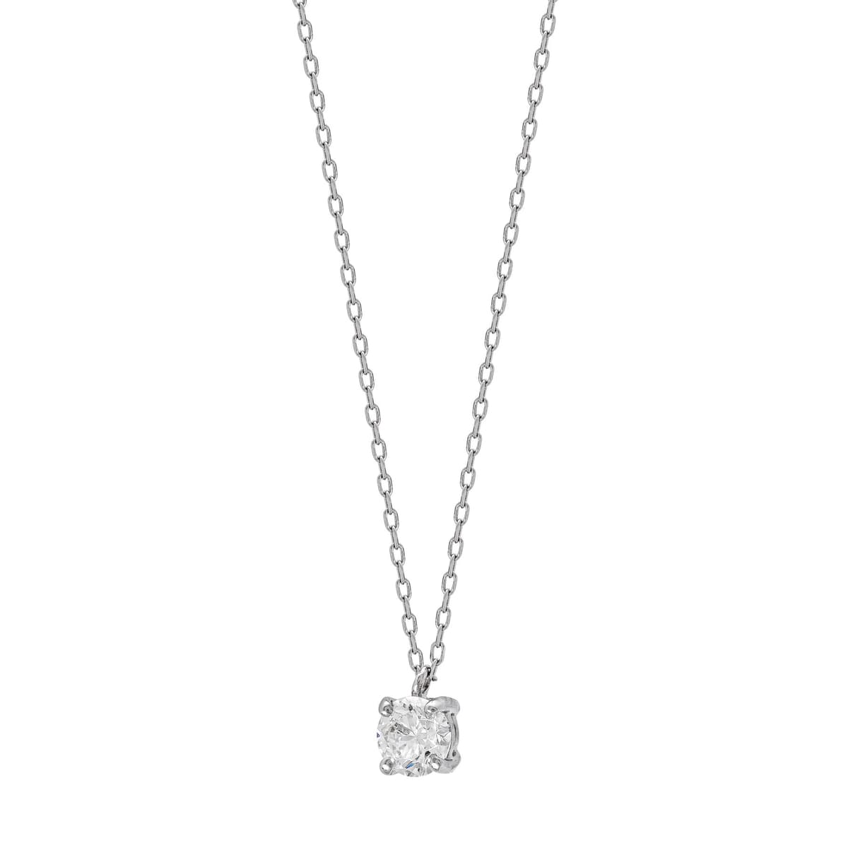 Women's Necklaces Diamond Group Silver
