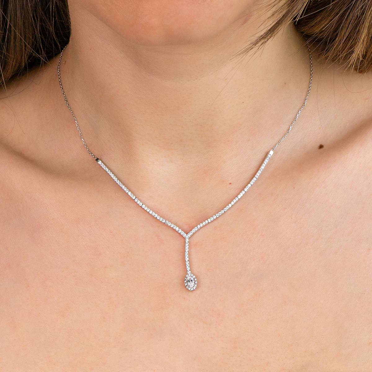 Women's Necklaces Gofas Silver