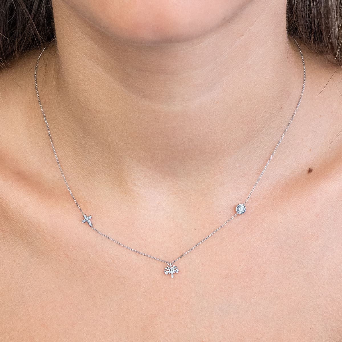 Women's Necklaces Gofas Silver