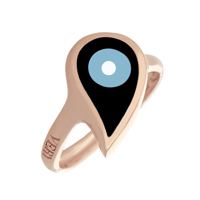 Δαχτυλίδι Ματάκι Gavello Matix Standard από Ροζ Χρυσό 9 Καρατίων VAMS-S-R1