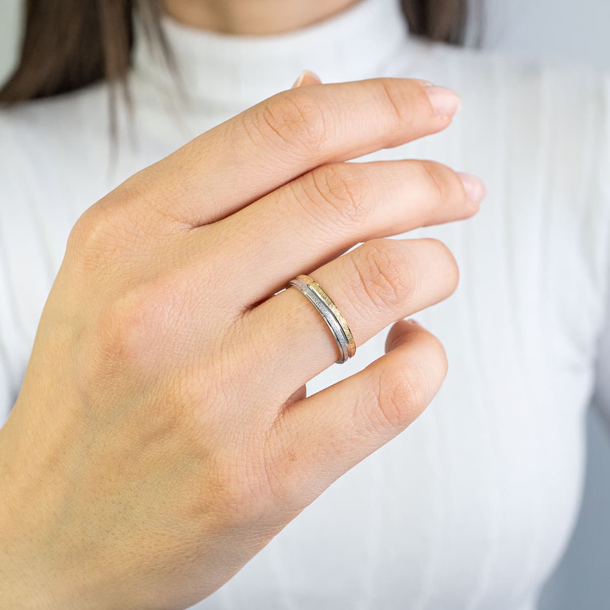 Women's Wedding Bands Gofas Gold