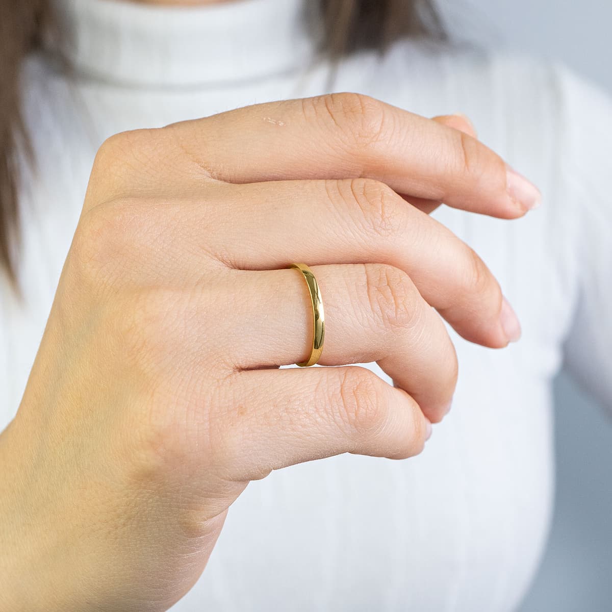 Women's Wedding Bands Gofas Gold