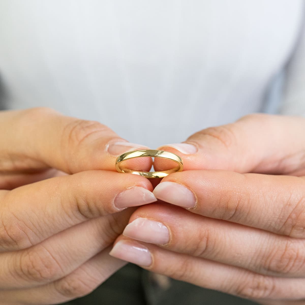 Women's Wedding Bands Gofas Gold