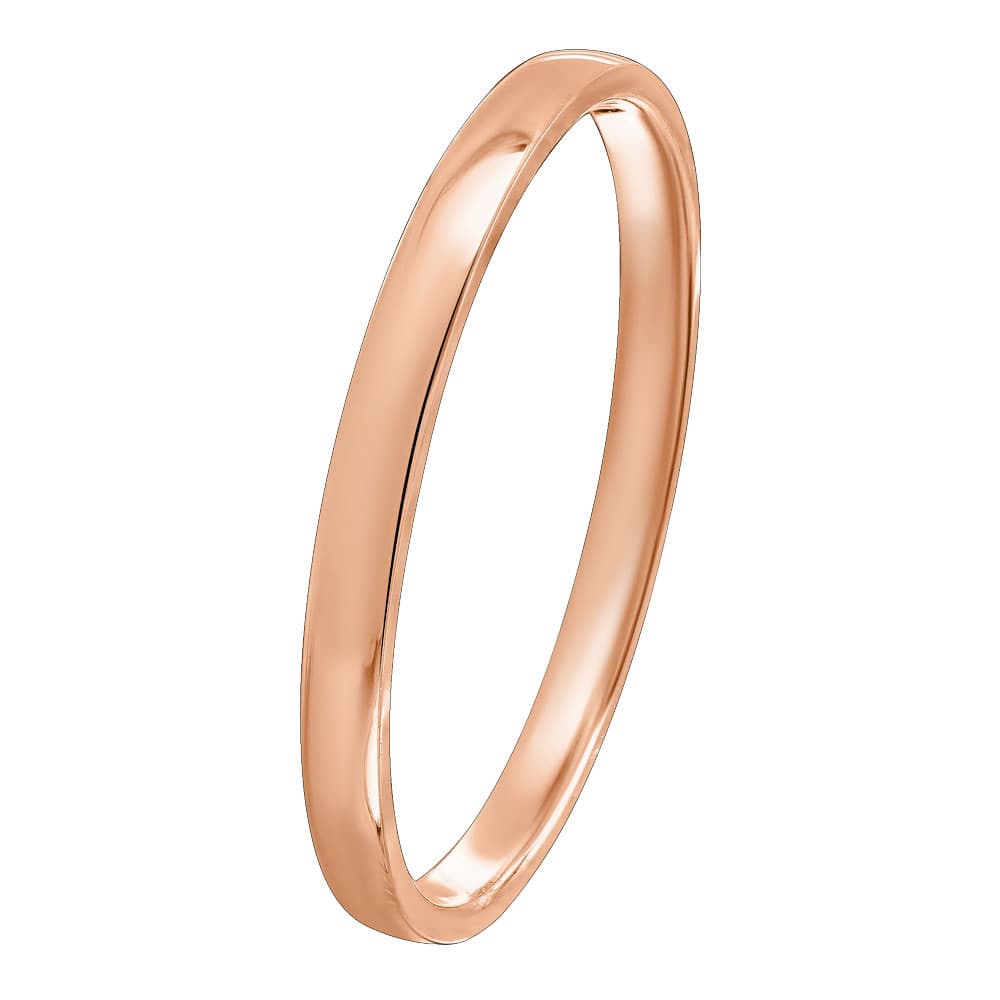Women's Wedding Bands Gofas Rose Gold