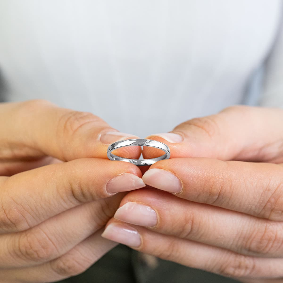 Women's Wedding Bands Gofas Silver