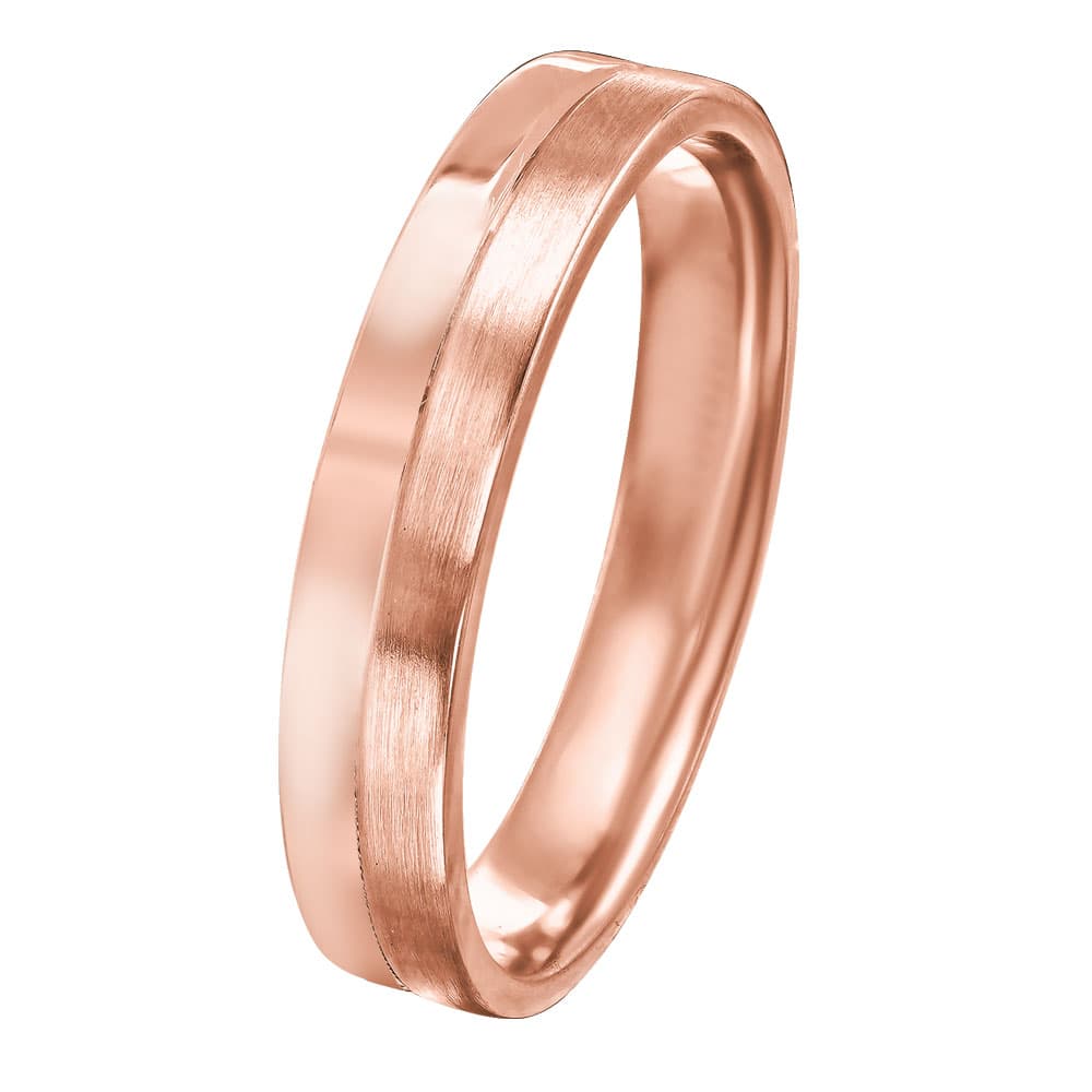 Women's Wedding Bands Gofas Rose Gold