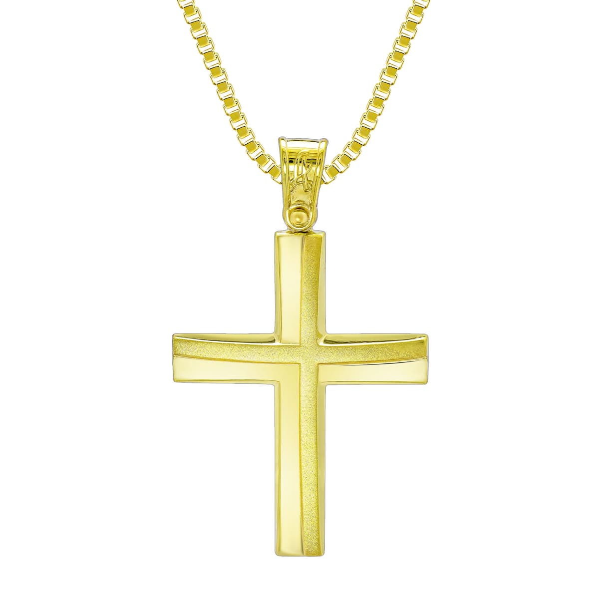 Boys' Baptism Crosses Gofas Gold