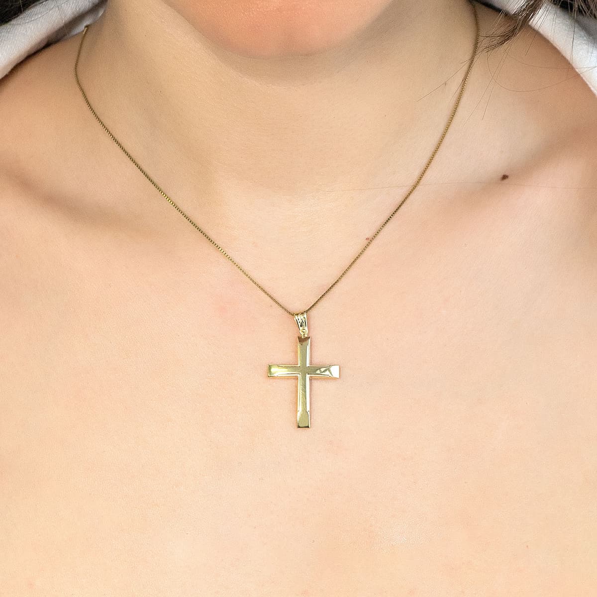 Boys' Baptism Crosses Gofas Gold