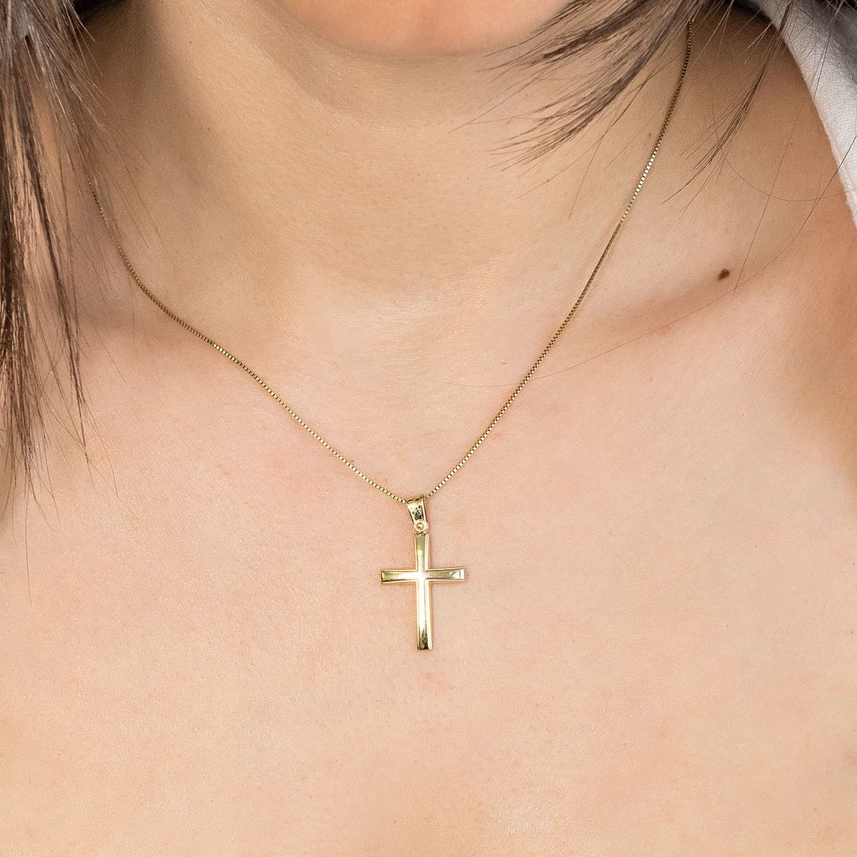 Boys' Baptism Crosses Gofas Gold