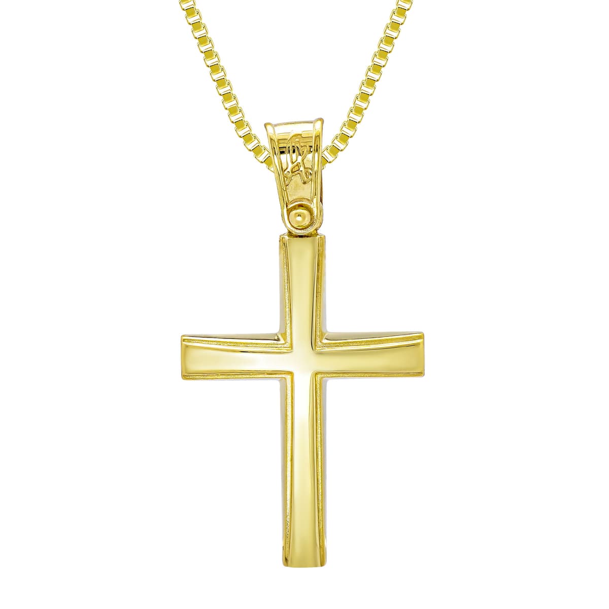 Boys' Baptism Crosses Gofas Gold