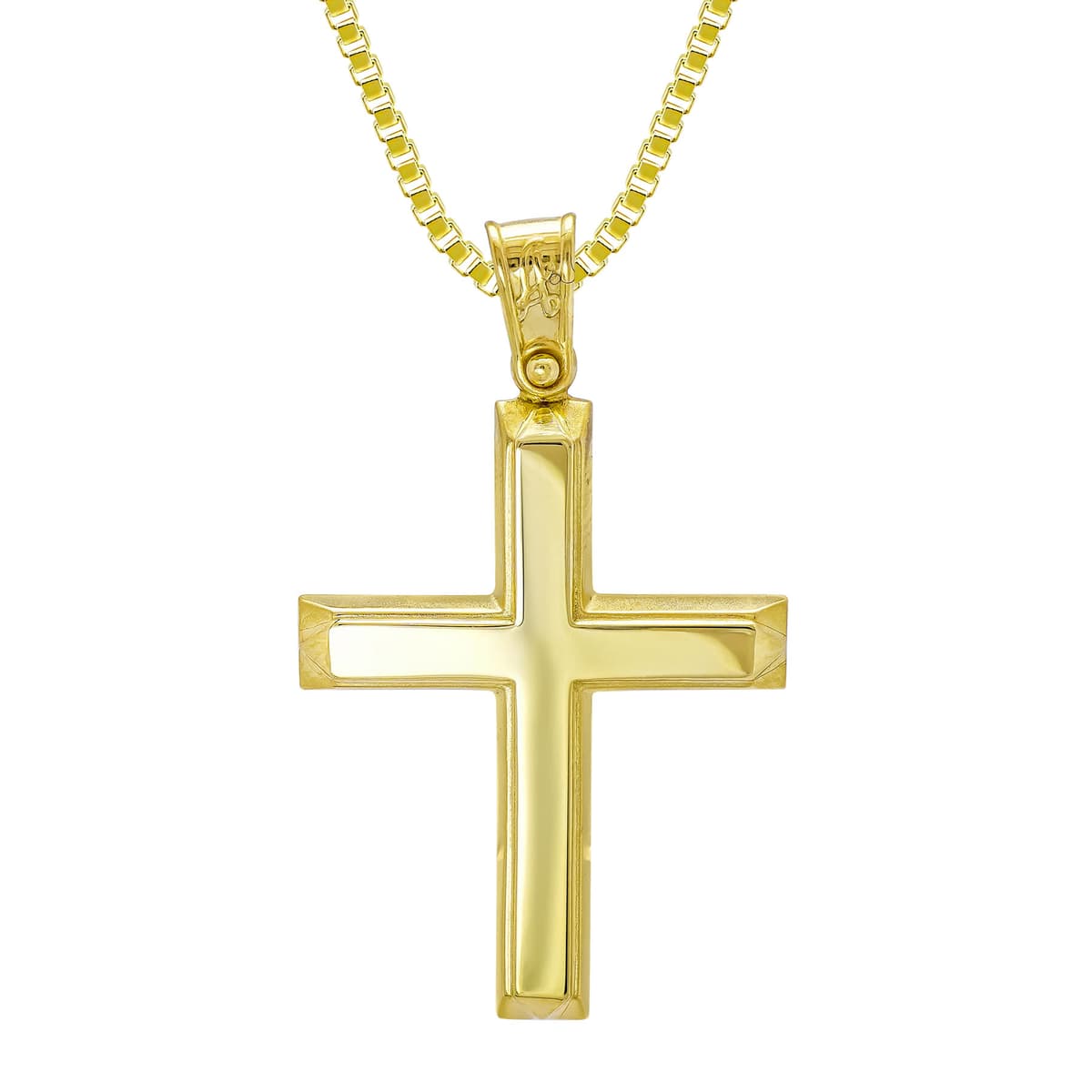 Boys' Baptism Crosses Gofas Gold