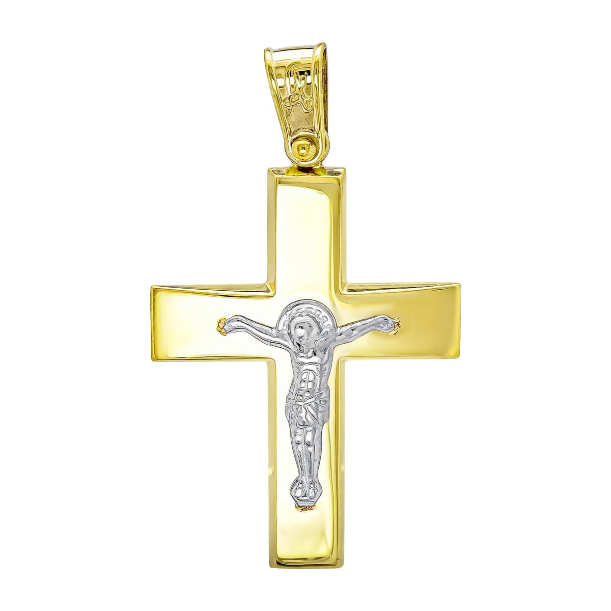 Boys' Baptism Crosses Gofas Gold