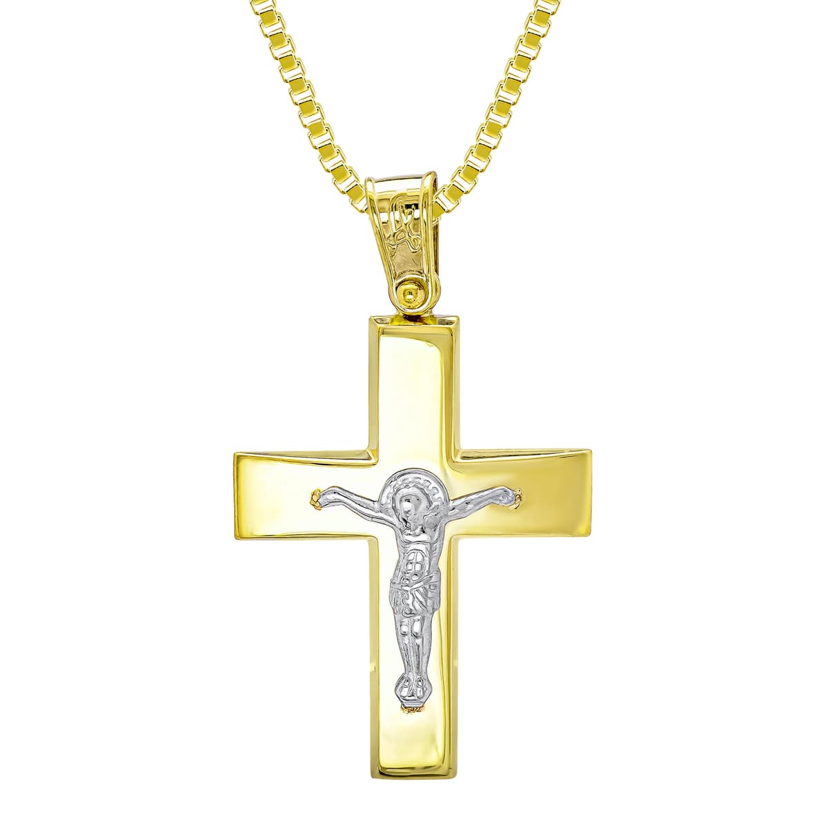 Boys' Baptism Crosses Gofas Gold