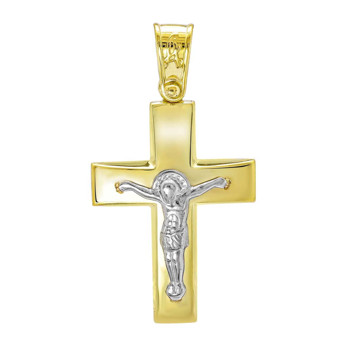 Boys' Baptism Crosses Gofas Gold