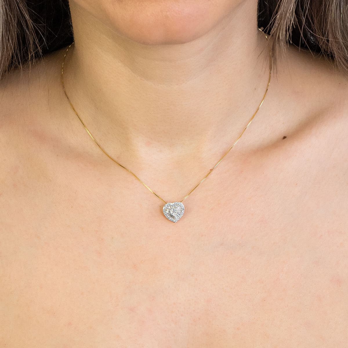 Women's Necklaces Diamond Group Gold