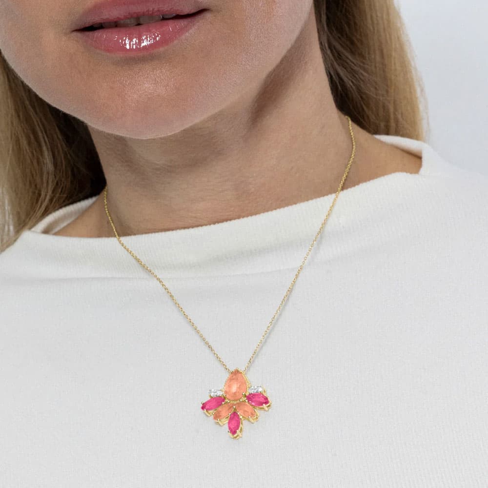 Women's Necklaces LUXENTER Silver