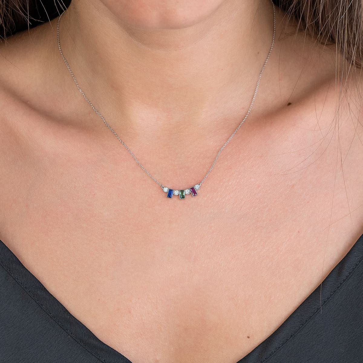 Women's Necklaces Gofas Silver