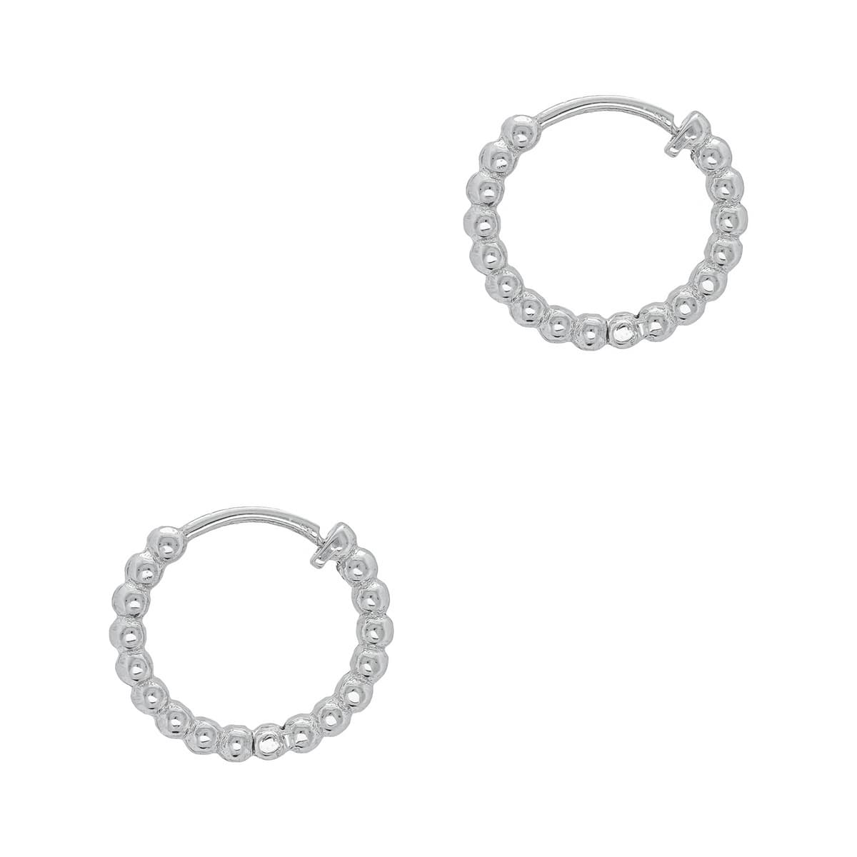 Women's Hoop Earrings Gofas Silver