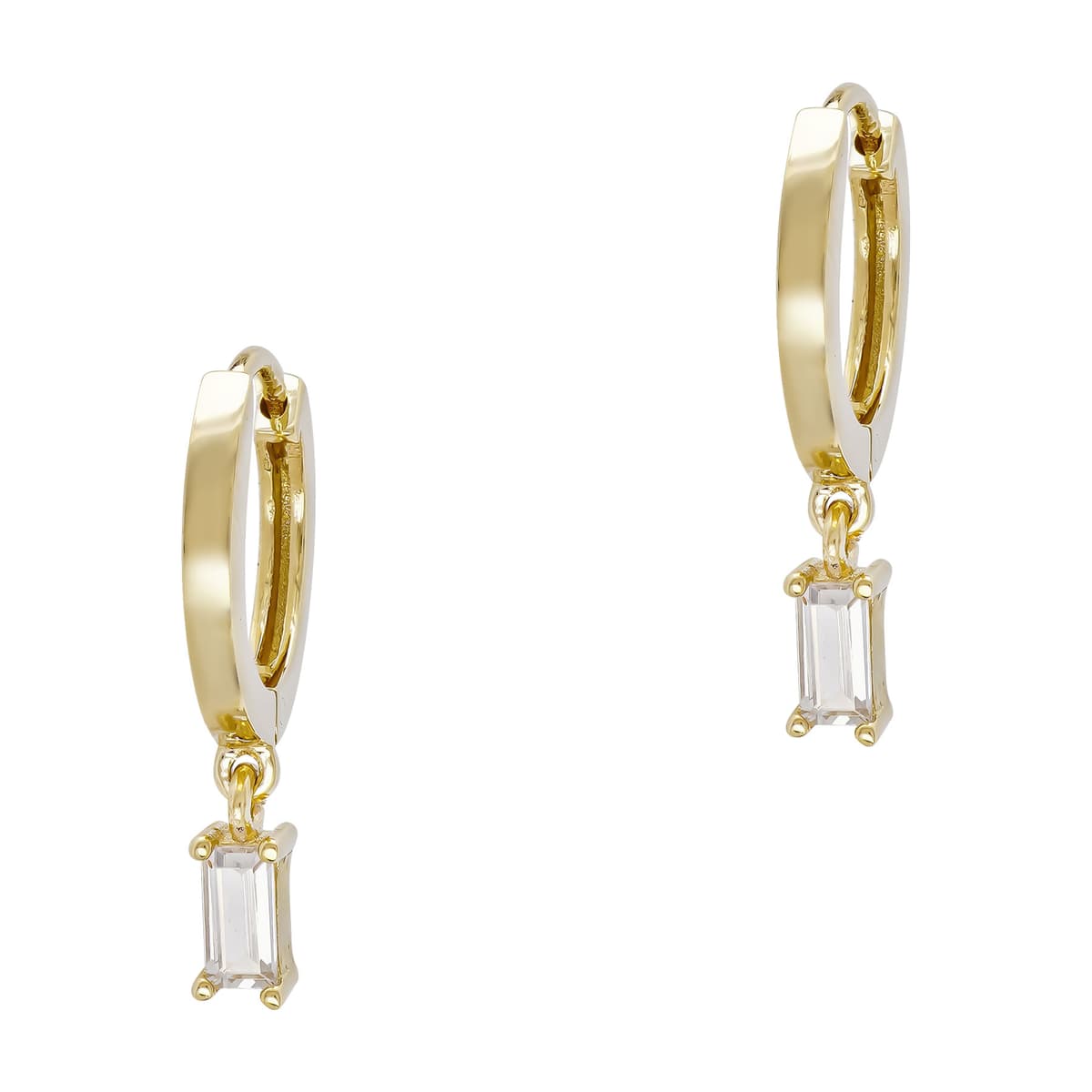 Women's Hoop Earrings Gofas Gold