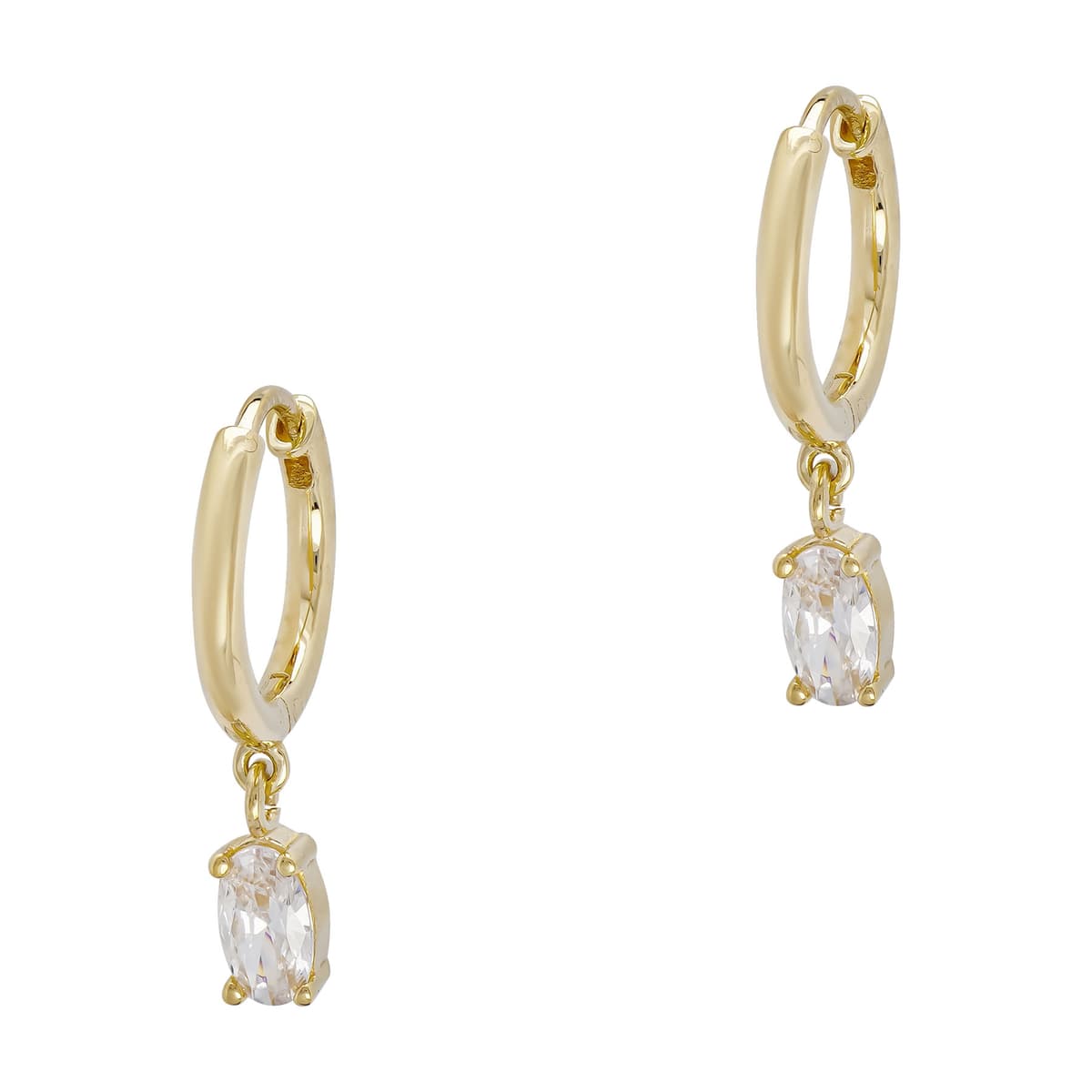 Women's Hoop Earrings Gofas Gold